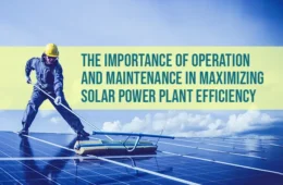 operation and maintenance of solar power plant