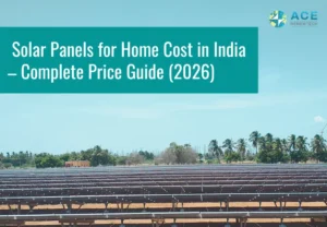 Solar Panels for Home Cost in India